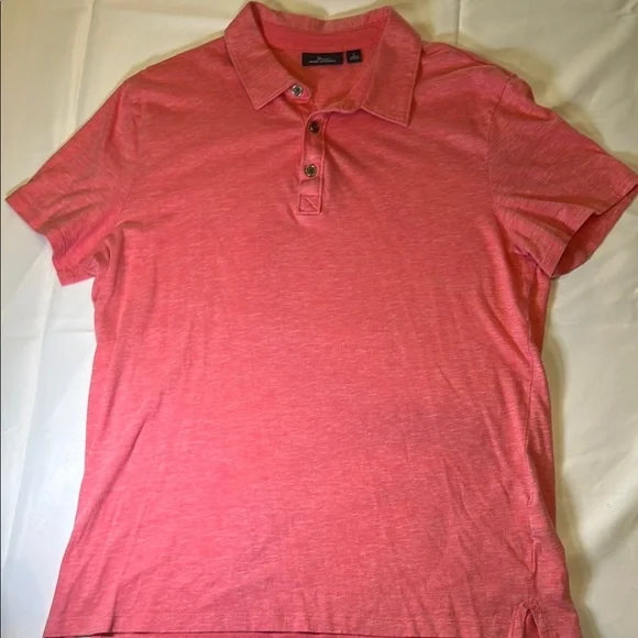 Marc‎ Anthony Pink Polo Shirt Classic Style size Large - Picture 3 of 6